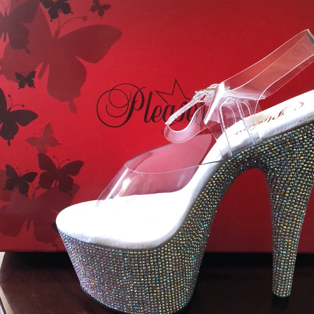 Pleasers dazzled heels